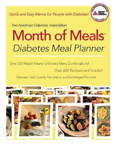The American Diabetes Association Month of Meals Diabetes Meal Planner book cover