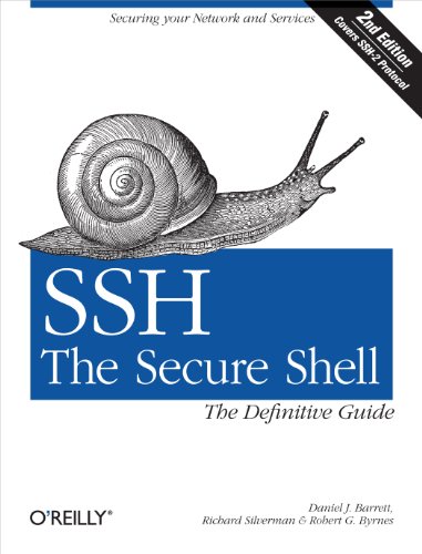 SSH, The Secure Shell: The Definitive Guide book cover