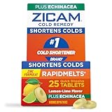 Zicam Zinc Cold Remedy Rapidmelts Quick Dissolve Tablets Lem