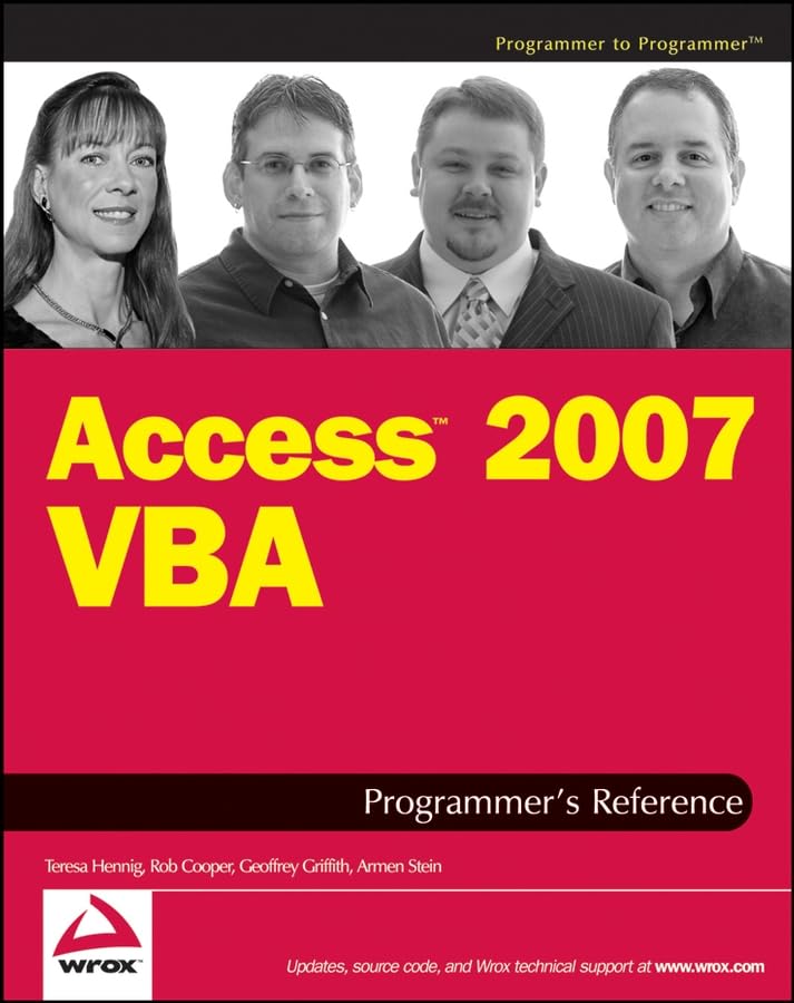 Access 2007 VBA Programmer's Reference book cover