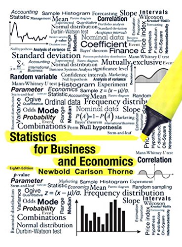 Statistics for Business and Economics book cover