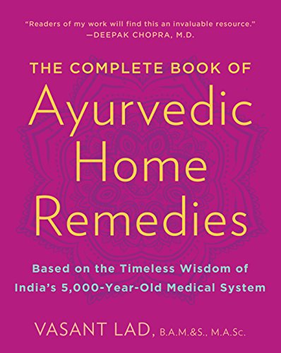 The Complete Book of Ayurvedic Home Remedies book cover