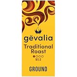 Gevalia Traditional Roast Mild Light Roast Ground Coffee, 12 oz Bag