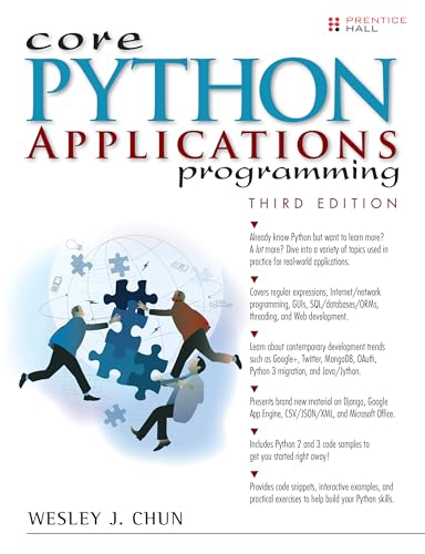 Core Python Applications Programming book cover