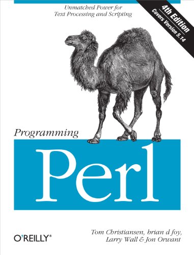 Programming Perl: Unmatched power for text processing and scripting book cover