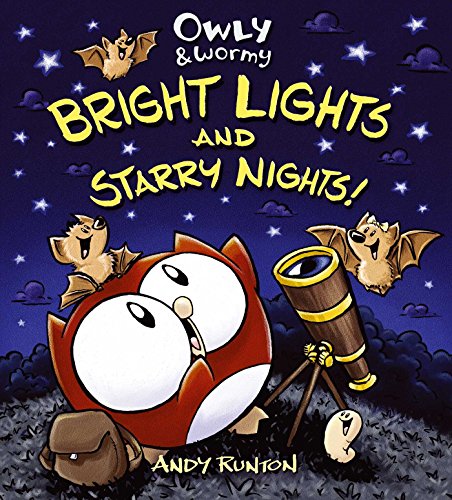 Owly Wormy, Bright Lights and Starry Nights book cover
