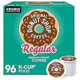 The Original Donut Shop Regular, Single-Serve Keurig K-Cup Pods, Medium Roast Coffee Pods, 96 Count