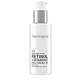 Neutrogena Rapid Tone Repair Retinol plus Vitamin C Facial Moisturizer with Hyaluronic Acid and SPF 30 Sunscreen, 1 fl oz