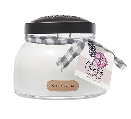A Cheerful Giver Crisp Cotton 22 oz Mama Jar Candle