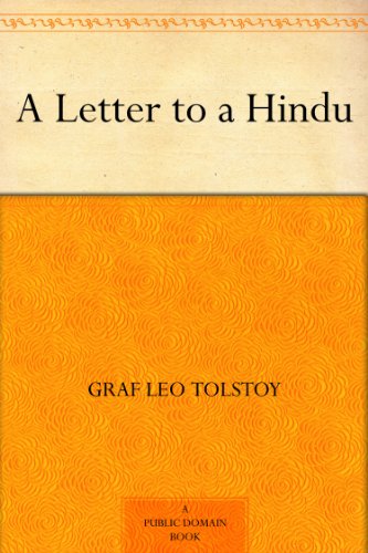 A Letter to a Hindu book cover