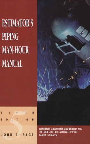 Estimator's Piping Man-Hour Manual book cover