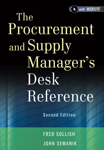 The Procurement and Supply Manager's Desk Reference book cover