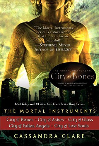 Cassandra Clare: The Mortal Instrument Series (3 books): City of Bones; City of Ashes; City of Glass book cover