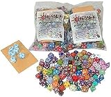 Chessex Pound O Dice 1 Lb Bulk Polyhedral Assortment With Ap