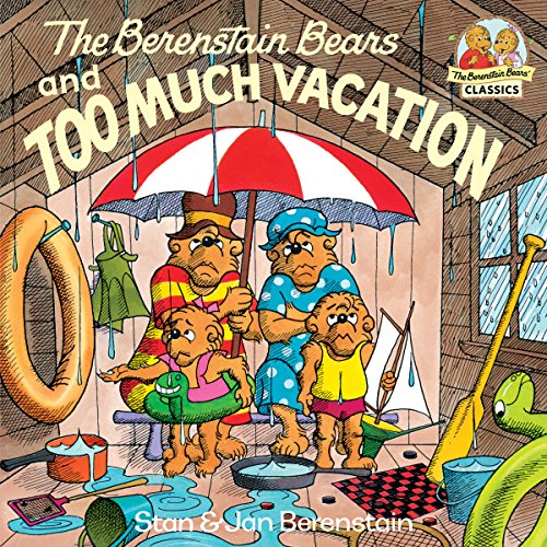 The Berenstain Bears and Too Much Vacation book cover