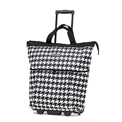 Olympia Fashion Rolling Shopper Tote Review - Clever Journey | Travel Gear Reviews, Packing Tips, Travel Advice