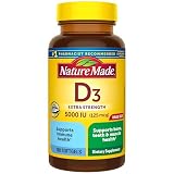 Nature Made Vitamin D3 5000 IU, 180 Softgels