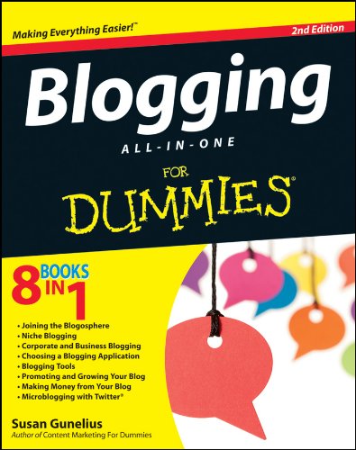 Blogging All-In-One for Dummies book cover