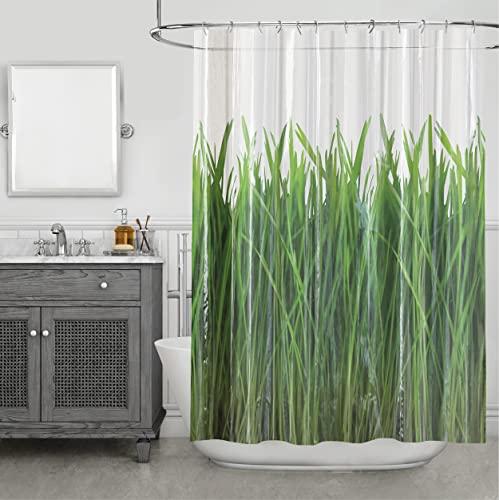 Splash Home Grass PEVA 5G Shower Liner