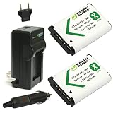 Wasabi Power NP-BX1 Battery (2-Pack) and Charger for Sony NP-BX1/M8, Cyber-Shot DSC-HX80,…
