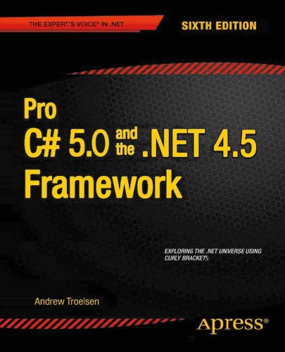 Pro C# 5.0 and the .Net 4.5 Framework book cover
