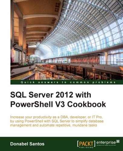 SQL Server 2012 with PowerShell V3 Cookbook book cover