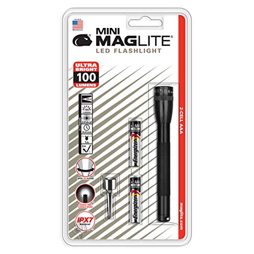 Mini Maglite LED 2-Cell AAA Flashlight (Black)