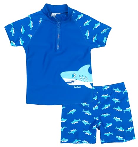 Playshoes Kinder UV Badeset Hai Shirt und Hose