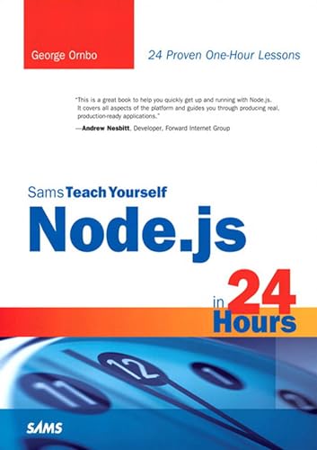Sams Teach Yourself Node.js in 24 Hours book cover