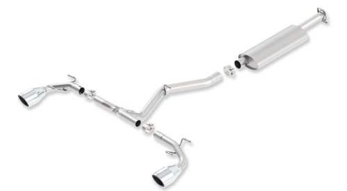 Borla S-Type Cat-Back Exhaust, 2013-2020 Subaru BRZ / Scion FR-S / Toyota 86, T-304 Stainless (140496)