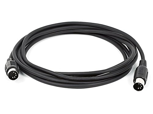 Monoprice MIDI Cable - 5 Pin D...Shells, 28 AWG, 10 Feet, Black
