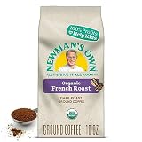 Newman's Own Organics Newman's French Roast, Ground Coffee, Fair Trade Certified, Dark Roast, Bagged 10oz
