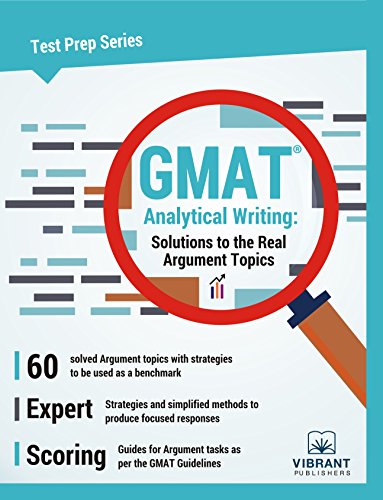 GMAT Analytical Writing: Solutions to the Real Argument Topics (Test Prep Series) (Volume 17) book cover