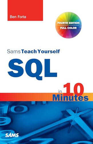 Sams Teach Yourself SQL in 10 Minutes book cover