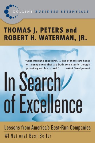 In Search of Excellence: Lessons from America's Best-Run Companies (Collins Business Essentials) book cover