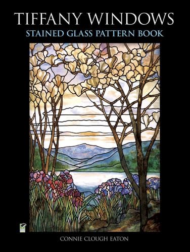 Tiffany Windows Stained Glass Pattern Book book cover