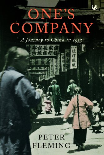 One's Company: A Journey to China in 1933 book cover