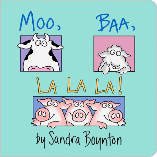 Moo, Baa, La La La! book cover