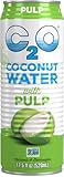 C2O Coconut Water With Pulp 12 Pack Made With Fresh Coconut