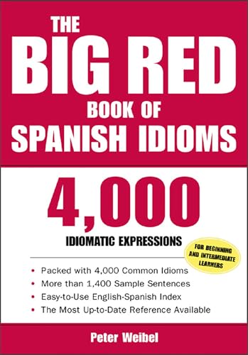 The Big Red Book of Spanish Idioms: 12,000 Spanish and English Expressions book cover