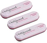 Hollywood Fashion Secrets Fashion Tape – Double Sided Boob & Body Tape, Fabric Adhesive Strip for Dresses, Strong Hold Hypoallergenic & Medical Grade, Value Pack, 3 Tins x 36 Strips