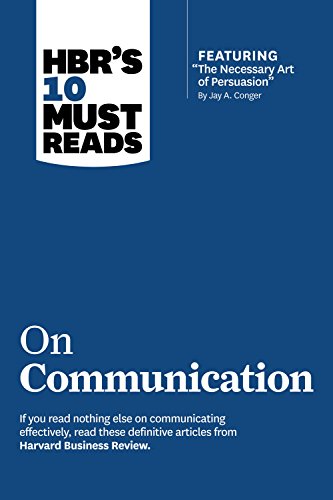 HBR's 10 Must Reads on Communication book cover