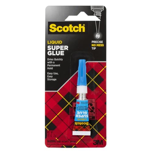 Scotch Super Glue Liquid, .07 oz