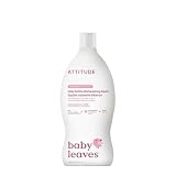 ATTITUDE Baby Bottle & Dish Soap, EWG Verified Bottle Cleaner, Fragrance Free & Dye Free, Removes Milk Residue & Grease, Vegan, Unscented, 23.7 Fl Oz