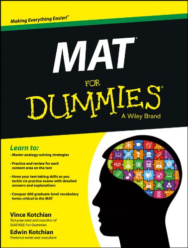 MAT for Dummies book cover