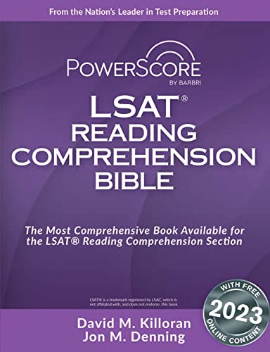 The Powerscore 2020 Digital LSAT Reading Comprehension Bible: 2020 Digital LSAT Edition book cover