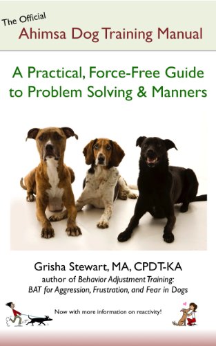 The Official Ahimsa Dog Training Manual book cover