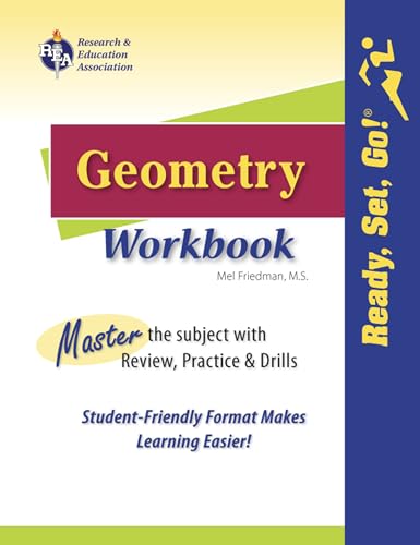 REA's Ready, Set, Go! Geometry Workbook book cover