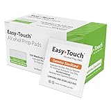 Easytouch Gamma Sterilized Alcohol Prep Pads Box Of 100