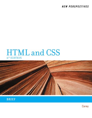 New Perspectives on HTML and CSS: Brief book cover